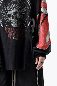 画像をギャラリービューアに読み込む, CHANGES VINTAGE REMAKE MULTI PANEL L-S TEE (BLACK #b)