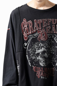 画像をギャラリービューアに読み込む, CHANGES VINTAGE REMAKE MULTI PANEL L-S TEE (BLACK #b)