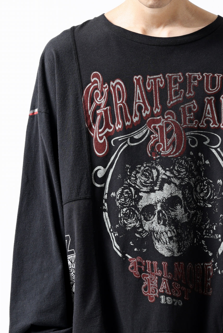 画像をギャラリービューアに読み込む, CHANGES VINTAGE REMAKE MULTI PANEL L-S TEE (BLACK #b)