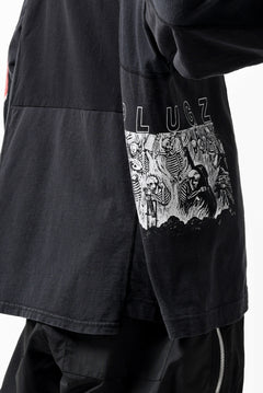 画像をギャラリービューアに読み込む, CHANGES VINTAGE REMAKE MULTI PANEL L-S TEE (BLACK #b)