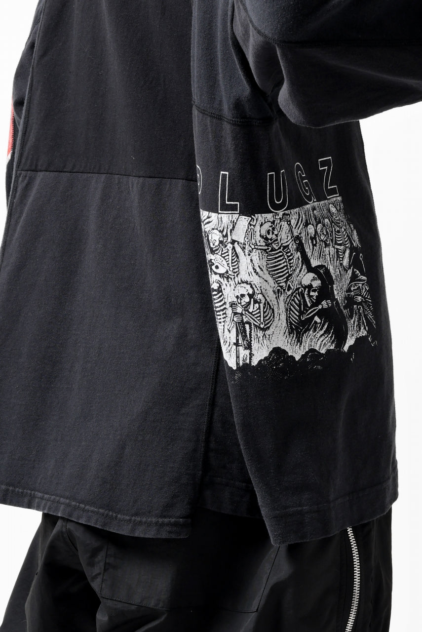 画像をギャラリービューアに読み込む, CHANGES VINTAGE REMAKE MULTI PANEL L-S TEE (BLACK #b)