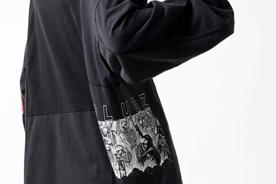 画像をギャラリービューアに読み込む, CHANGES VINTAGE REMAKE MULTI PANEL L-S TEE (BLACK #b)