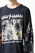 画像をギャラリービューアに読み込む, CHANGES VINTAGE REMAKE MULTI PANEL L-S TEE (BLACK #c)