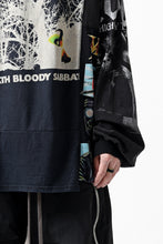 画像をギャラリービューアに読み込む, CHANGES VINTAGE REMAKE MULTI PANEL L-S TEE (BLACK #c)