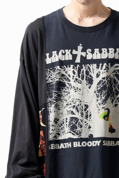 画像をギャラリービューアに読み込む, CHANGES VINTAGE REMAKE MULTI PANEL L-S TEE (BLACK #c)