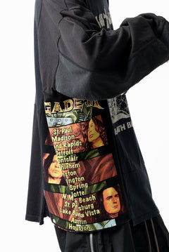 画像をギャラリービューアに読み込む, CHANGES VINTAGE REMAKE MULTI PANEL L-S TEE (BLACK #c)