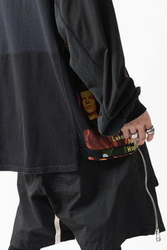 画像をギャラリービューアに読み込む, CHANGES VINTAGE REMAKE MULTI PANEL L-S TEE (BLACK #c)