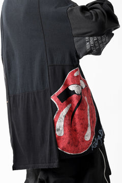 画像をギャラリービューアに読み込む, CHANGES VINTAGE REMAKE MULTI PANEL L-S TEE (BLACK #d)