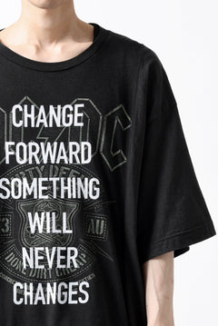 画像をギャラリービューアに読み込む, CHANGES VINTAGE REMAKE MULTI PANEL S-S TEE (BLACK #b)