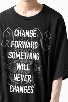 画像をギャラリービューアに読み込む, CHANGES VINTAGE REMAKE MULTI PANEL S-S TEE (BLACK #b)