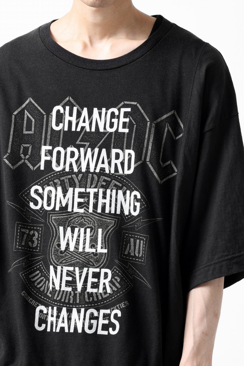 画像をギャラリービューアに読み込む, CHANGES VINTAGE REMAKE MULTI PANEL S-S TEE (BLACK #b)