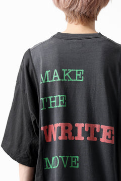 画像をギャラリービューアに読み込む, CHANGES VINTAGE REMAKE MULTI PANEL S/S TEE (BLACK #G)