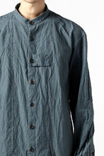 画像をギャラリービューアに読み込む, YUTA MATSUOKA semi long shirts / triple wash typewriter (light blue)