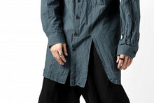 画像をギャラリービューアに読み込む, YUTA MATSUOKA semi long shirts / triple wash typewriter (light blue)