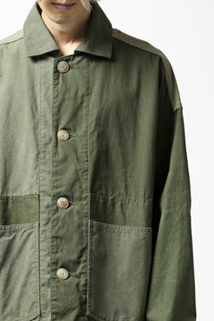 画像をギャラリービューアに読み込む, CHANGES VINTAGE REMAKE COVER ALL JACKET / US ARMY SCHLAFCOVER (KHAKI)