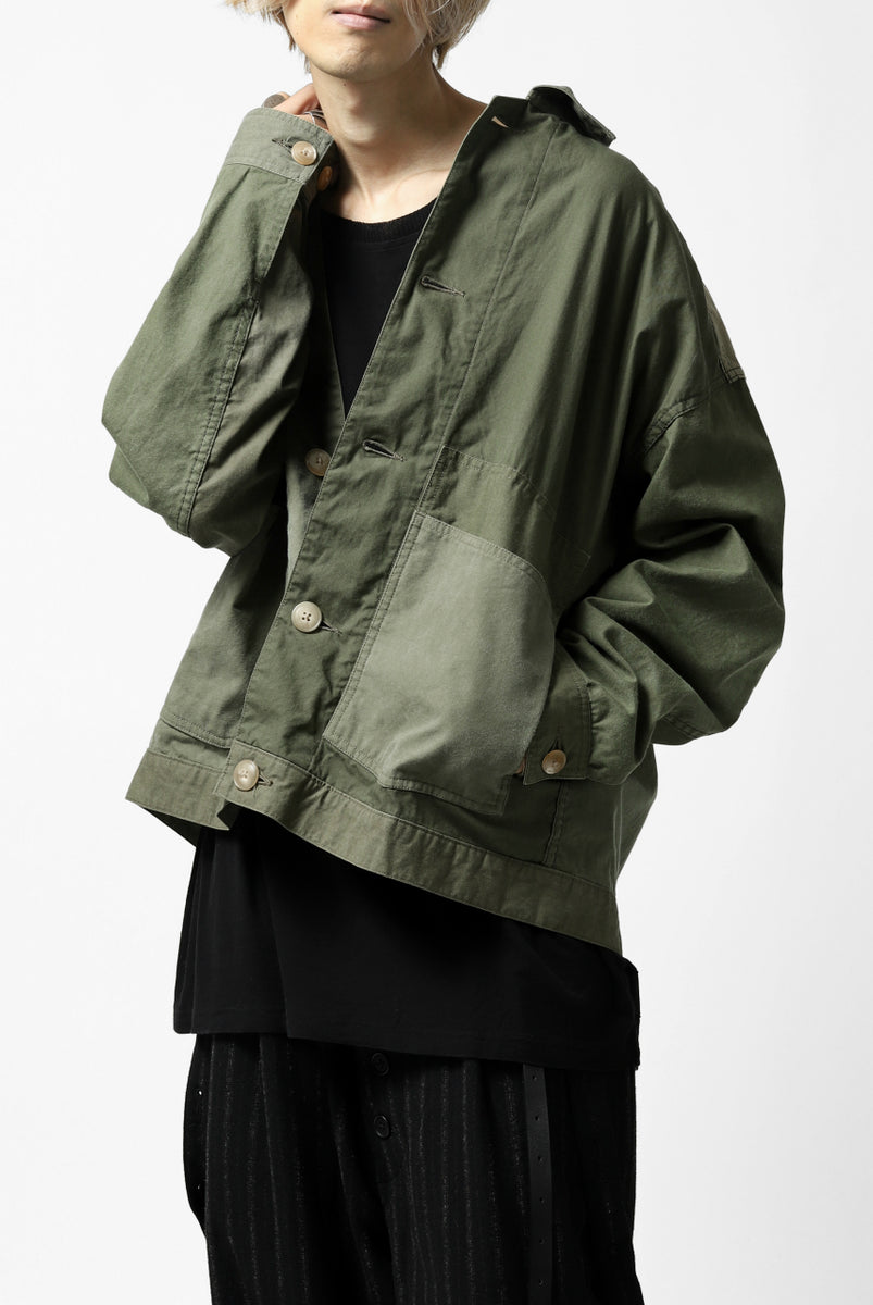 CHANGES VINTAGE REMAKE COVER ALL JACKET / US ARMY SCHLAFCOVER (KHAKI)