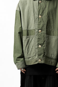 画像をギャラリービューアに読み込む, CHANGES VINTAGE REMAKE COVER ALL JACKET / US ARMY SCHLAFCOVER (KHAKI)