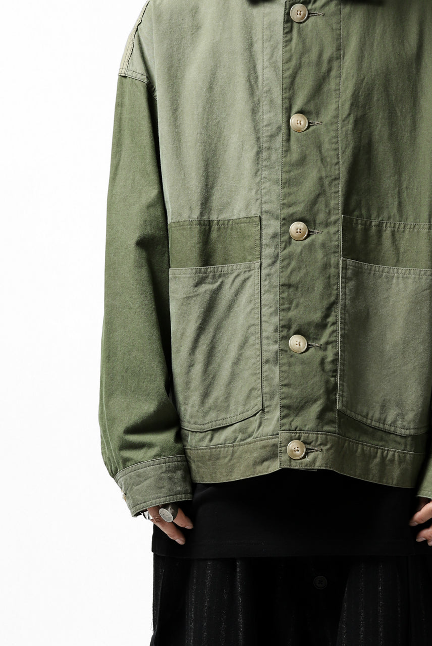画像をギャラリービューアに読み込む, CHANGES VINTAGE REMAKE COVER ALL JACKET / US ARMY SCHLAFCOVER (KHAKI)