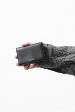 画像をギャラリービューアに読み込む, discord Yohji Yamamoto Card Holder / Shrink Cow Skin Leather (BLACK)