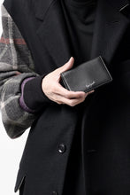 画像をギャラリービューアに読み込む, discord Yohji Yamamoto Card Holder / Shrink Cow Skin Leather (BLACK)