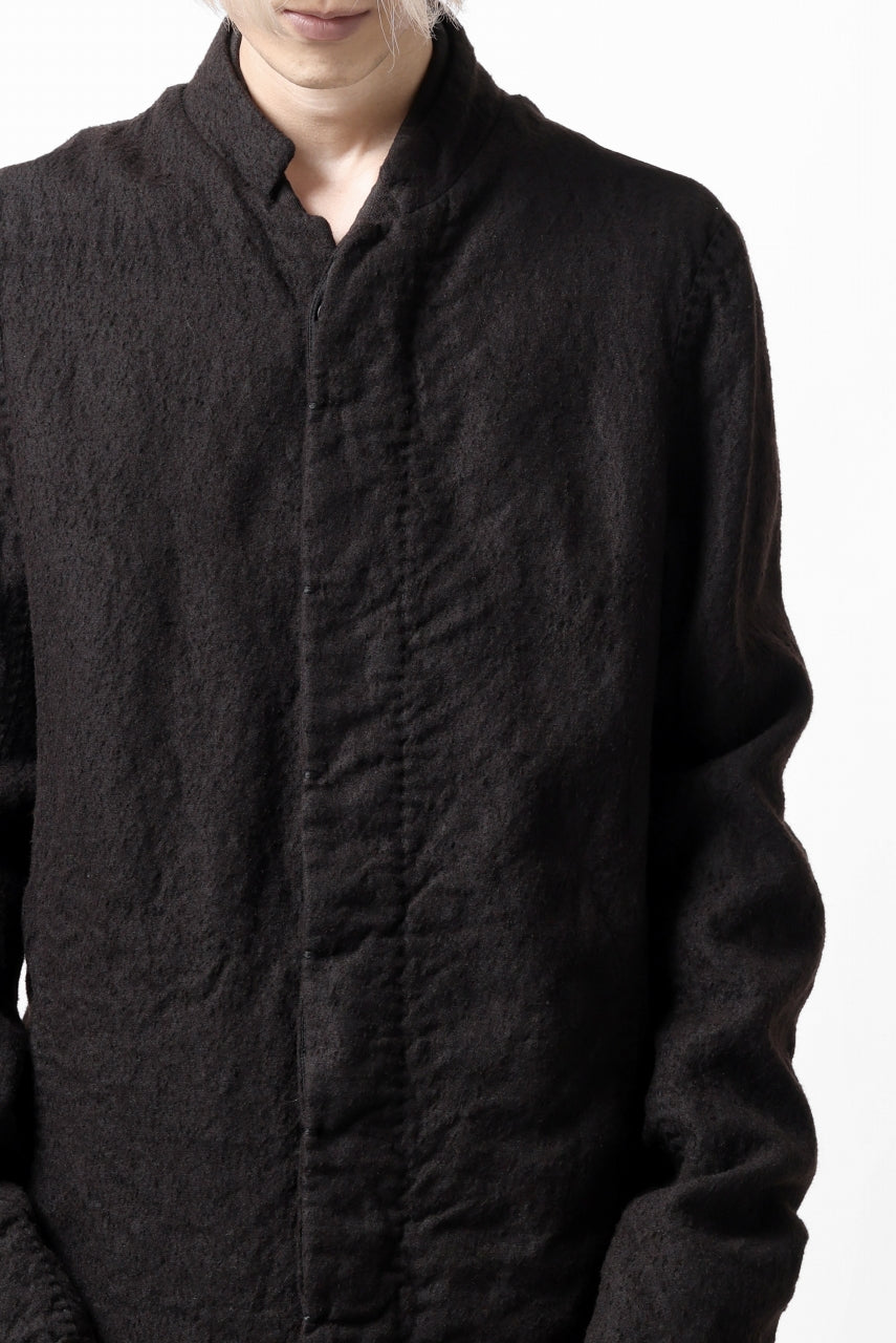 画像をギャラリービューアに読み込む, SOSNOVSKA DISCARTED STICHED COAT (EBONY)
