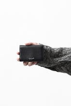 画像をギャラリービューアに読み込む, discord Yohji Yamamoto Card Holder / Shrink Cow Skin Leather (BLACK)