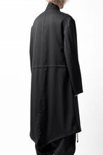 画像をギャラリービューアに読み込む, Y's BANG ON! No.188 GABARDINE PEAKED LAPEL MILITARY COAT (BLACK)
