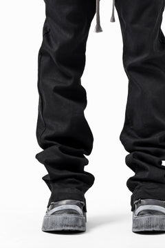 画像をギャラリービューアに読み込む, A.F ARTEFACT FLARE LONG PANTS / HI-STRETCH DENIM (BLACK)
