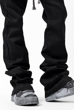 画像をギャラリービューアに読み込む, A.F ARTEFACT FLARE LONG PANTS / HI-STRETCH DENIM (BLACK)