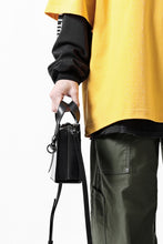 Load image into Gallery viewer, discord Yohji Yamamoto Zipper Tote Bag (Mini) / Cow Skin Leather (BLACK)