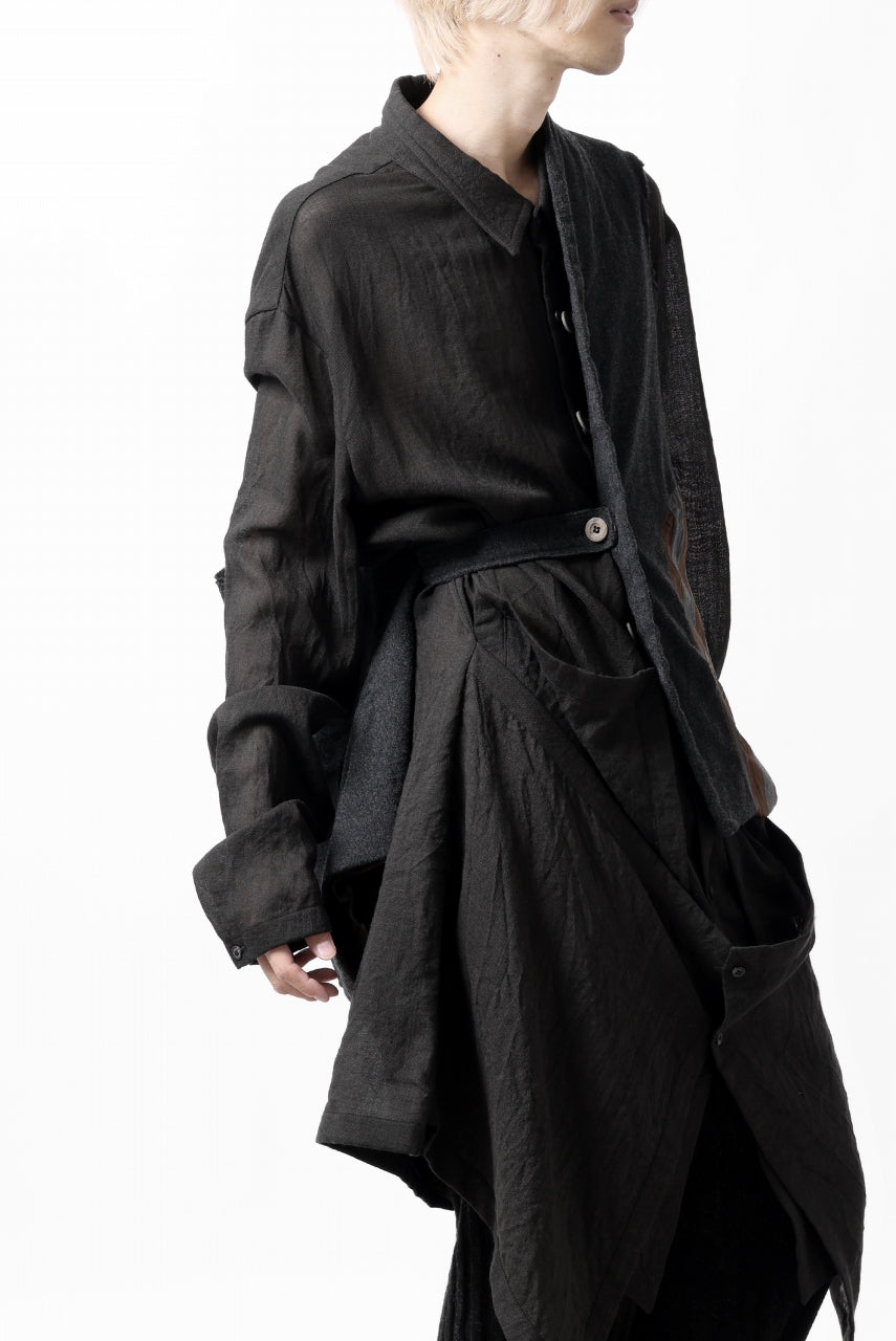 画像をギャラリービューアに読み込む, SOSNOVSKA CASHMERE WASHED VEST (BLACK)