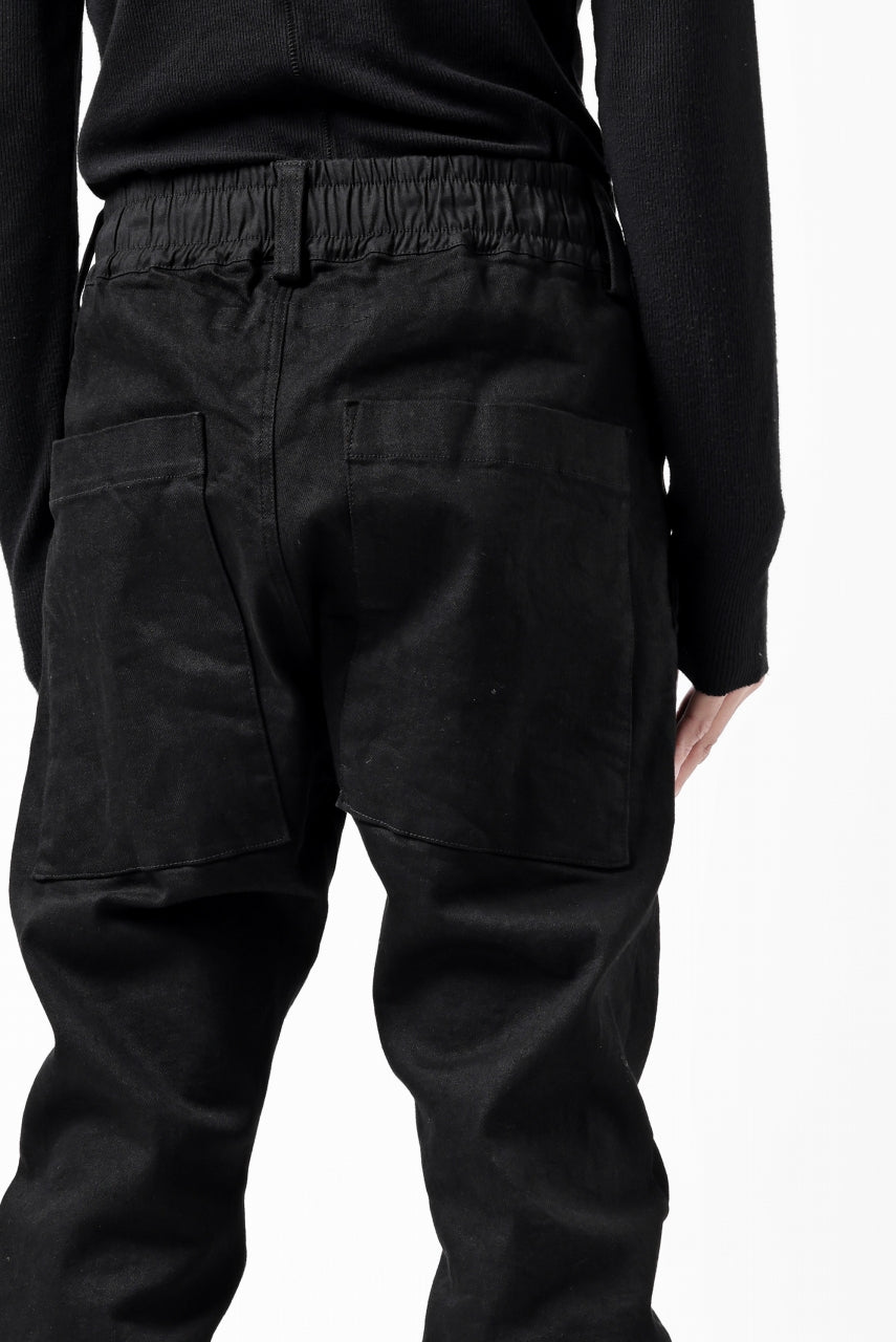 画像をギャラリービューアに読み込む, A.F ARTEFACT FLARE LONG PANTS / HI-STRETCH DENIM (BLACK)