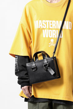 Load image into Gallery viewer, discord Yohji Yamamoto Zipper Tote Bag (Mini) / Cow Skin Leather (BLACK)