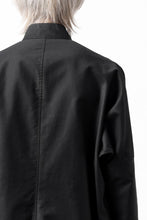 画像をギャラリービューアに読み込む, Y's CHINA SHIRT / COTTON TWILL (BLACK)