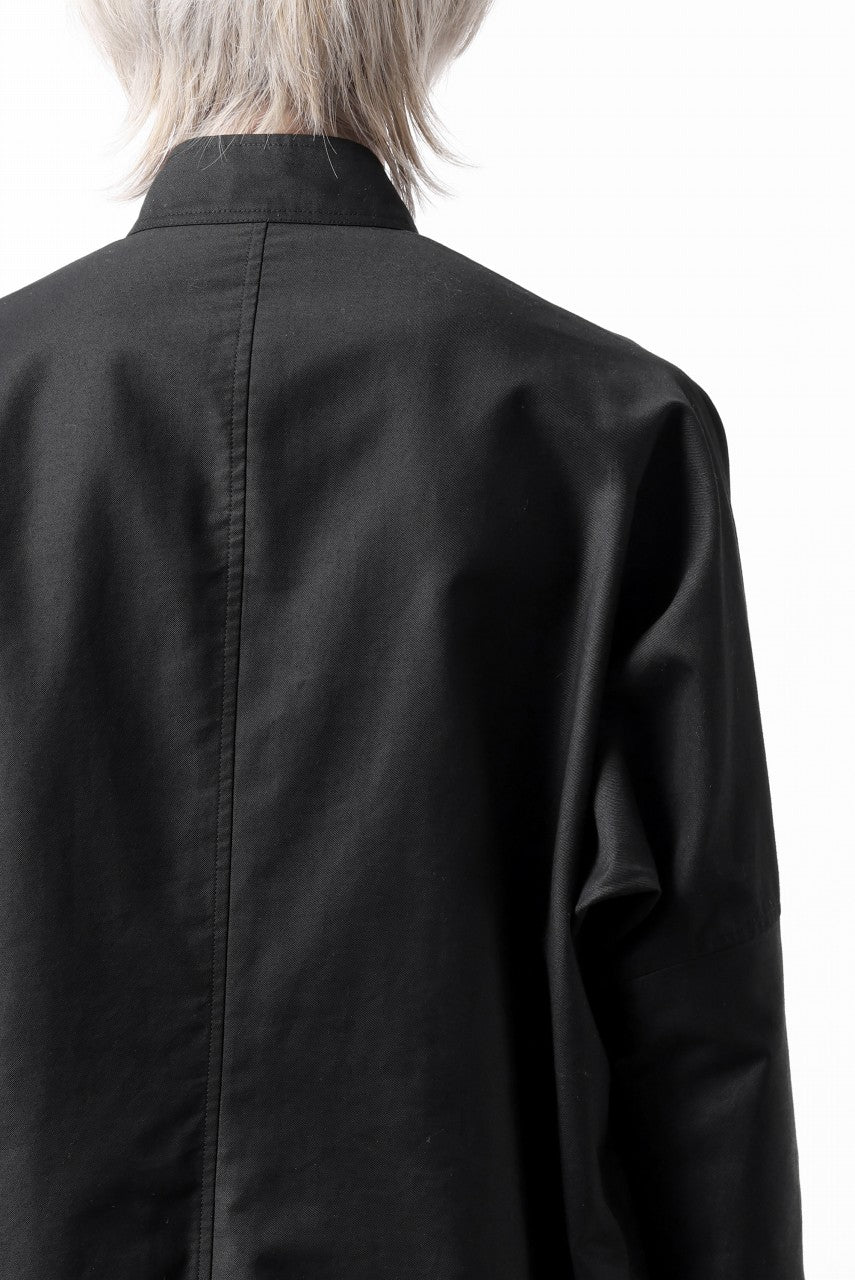 画像をギャラリービューアに読み込む, Y's CHINA SHIRT / COTTON TWILL (BLACK)