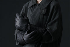 Load image into Gallery viewer, ISAMU KATAYAMA BACKLASH RIDER GLOVE / DEER SKIN + ELECTRIC HEATING (BLACK)