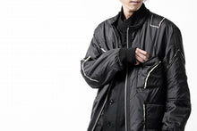 画像をギャラリービューアに読み込む, Y's BANG ON! No.173 POLYESTER TAFFETA + WOOL PILE PATCHED BLOUSON (BLACK)