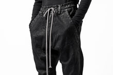 画像をギャラリービューアに読み込む, A.F ARTEFACT COATED FLARE LONG PANTS / HI-STRETCH DENIM (BLACK)