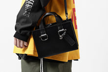 Load image into Gallery viewer, discord Yohji Yamamoto Zipper Tote Bag (Mini) / Cow Skin Leather (BLACK)