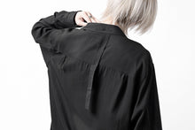 画像をギャラリービューアに読み込む, Y's TAPE FLAP POCKET SHIRT / CELLULOSE LOAN (BLACK)