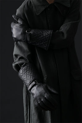 Load image into Gallery viewer, ISAMU KATAYAMA BACKLASH RIDER GLOVE / DEER SKIN + ELECTRIC HEATING (BLACK)