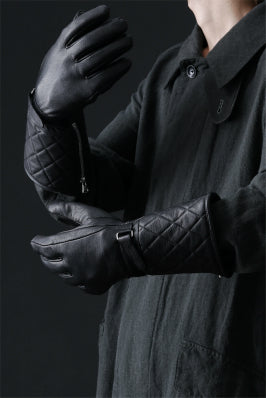 Load image into Gallery viewer, ISAMU KATAYAMA BACKLASH RIDER GLOVE / DEER SKIN + ELECTRIC HEATING (BLACK)
