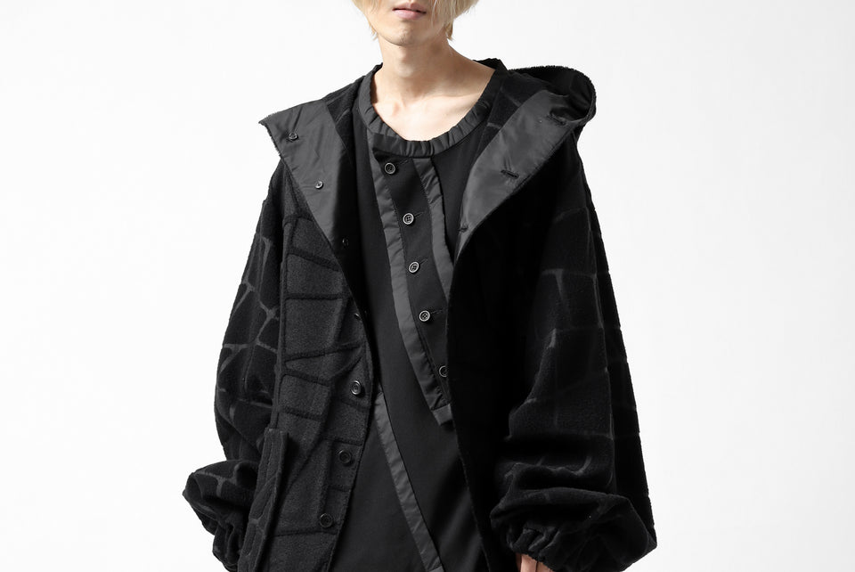 画像をギャラリービューアに読み込む, SOSNOVSKA TANGLED LINED JACKET (BLACK)