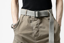 画像をギャラリービューアに読み込む, BORIS BIDJAN SABERI FABRIC & PLATE BELT / OBJECT DYED "BELT5-SIN" (CARBON GREY)