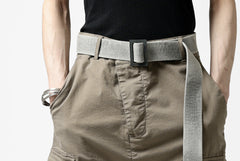 画像をギャラリービューアに読み込む, BORIS BIDJAN SABERI FABRIC & PLATE BELT / OBJECT DYED "BELT5-SIN" (CARBON GREY)