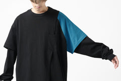 画像をギャラリービューアに読み込む, FACETASM CRAZY LAYERED LS TEE (BLACK)