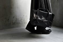 画像をギャラリービューアに読み込む, ierib ONE SHOULDER BOSTON BAG / smooth horse leather (BLACK)