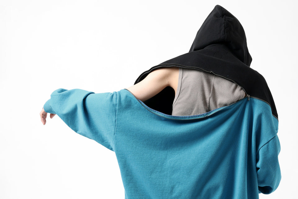 画像をギャラリービューアに読み込む, FACETASM ZIPPER SWEAT HOODIE (BLACK)