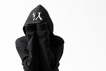 画像をギャラリービューアに読み込む, Y's REGULAR FIT LOGO SWEATER HOODIE (BLACK)
