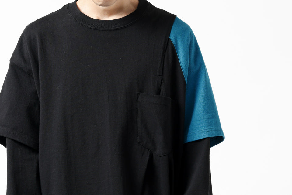 画像をギャラリービューアに読み込む, FACETASM CRAZY LAYERED LS TEE (BLACK)